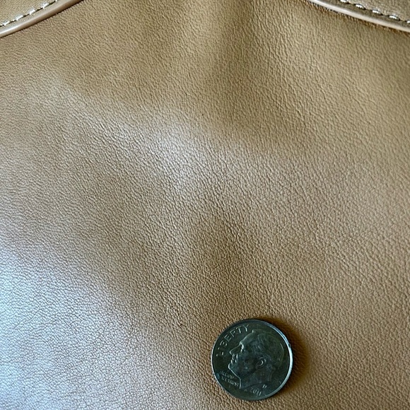 COACH BEA Leather Soft Touch ColorBlock Tote - Picture 2 of 8